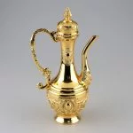 Altın Renkli Ayna Parçalı Lüks Zemzem Takımı - Görsel 2