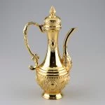 Altın Renkli Beyaz Bardaklı Zemzem Takımı - Görsel 2