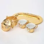 Kahve Takımı Taşlı - Görsel 2