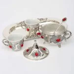 Kahve Takımı Taşlı - Görsel 4