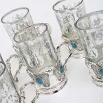 6 Kişilik Taşlı Limonata Bardak - Görsel 2