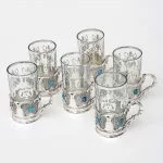 6 Kişilik Taşlı Limonata Bardak