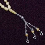 Orjinal Damla Kehribar Gümüş Püskül - Görsel 2