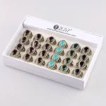 Kadın Kaşlı Lüx Yüzük 24 Adet - Görsel 2