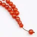 Fırınlı Polyester  İri Boy Tesbih - Görsel 2