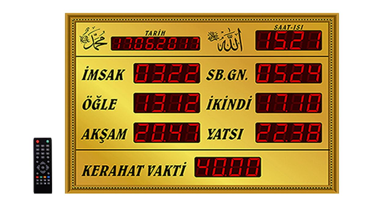 Camiler icin digital vakitmatik