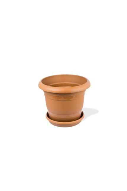 Plastik Toprak Saksı Tabaklı