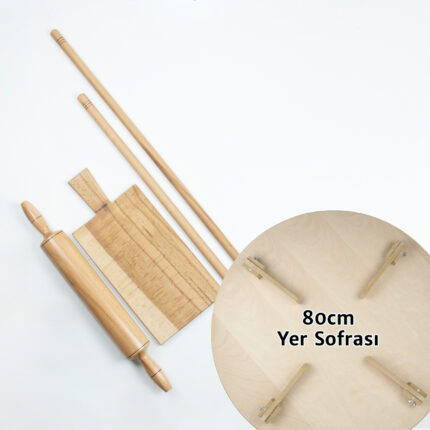 5'li Ahşap Sofra Seti