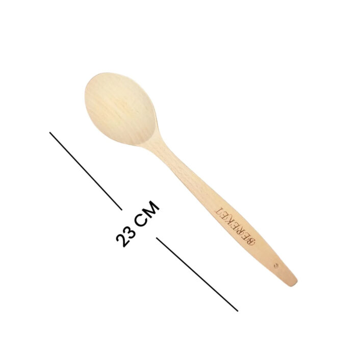 Bereket Yazılı Ahşap Kaşık 23 Cm