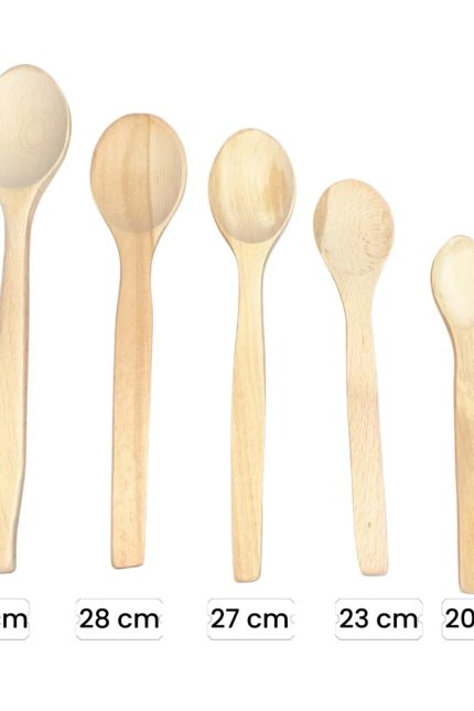 12 Parça Metal Standlı Ahşap Kaşık, Tahta Spatula, Kepçe, Ağaç Çatal, Soyacak, Maşa ve Et Maşa Seti2