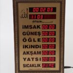Dijital Ezan Okuyan Saati Ev ve Ofis Tipi