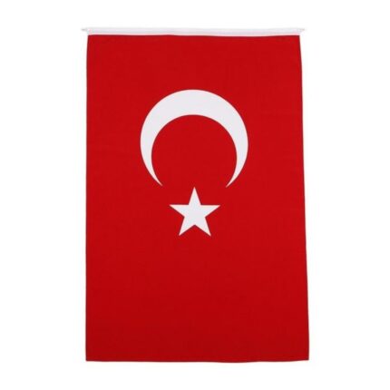 Alpaka Kaliteli Kumaş Türk Bayrağı 300 x 450 cm
