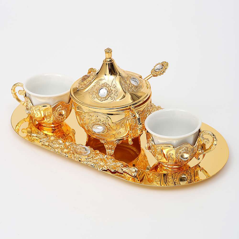 hed0357g.jpg Kahve Takımı Taşlı - Görsel 1