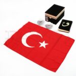 Kabe Motifli Kadife Kutulu Kahve Hediye Seti - Görsel 2