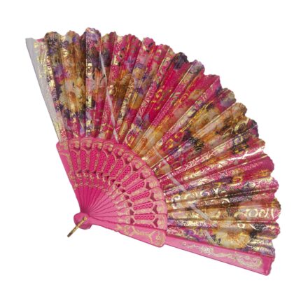 Pembe Çiçekli Eko Yelpaze