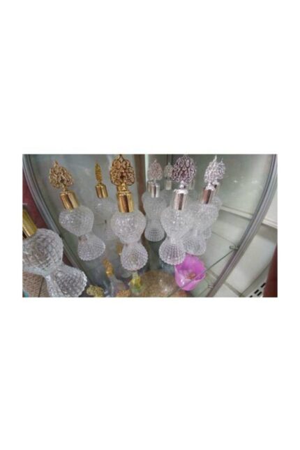 Tepelikli Cam Kolonya Şişesi (Söz, Nişan, Kona, Nikah ve Bebek Hediyeliği)