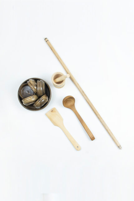 Ahşap Çerezli Set 5'li-39