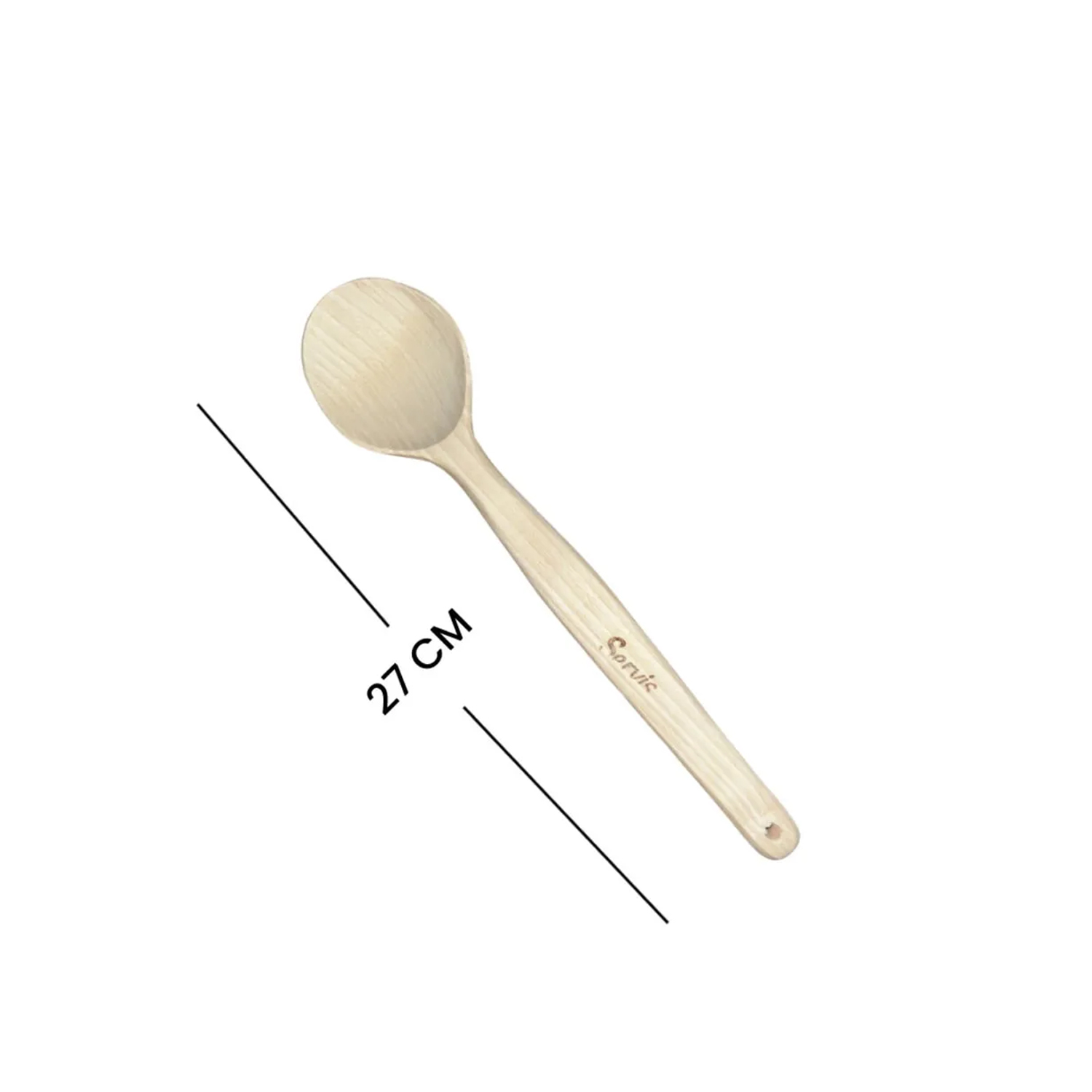 Servis Yazılı Ahşap Kaşık 27 Cm Servis Yazılı Ahşap Kaşık 27 Cm